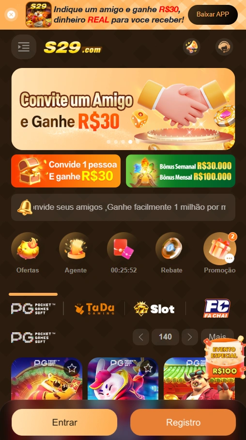 s29 Cassino Online Brasil 2025 – Pix Instantâneo, Bônus Exclusivos e Jackpots Milionários para Jogadores Brasileiros